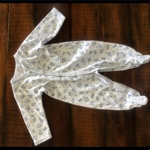 Laura Ashley spaceship onesie footie